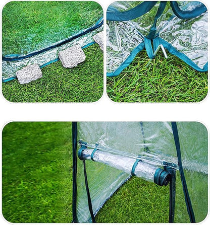 Porayhut Pop Up Greenhouse Cover, Flower House Mini Gardening Plant Flower - Image 3
