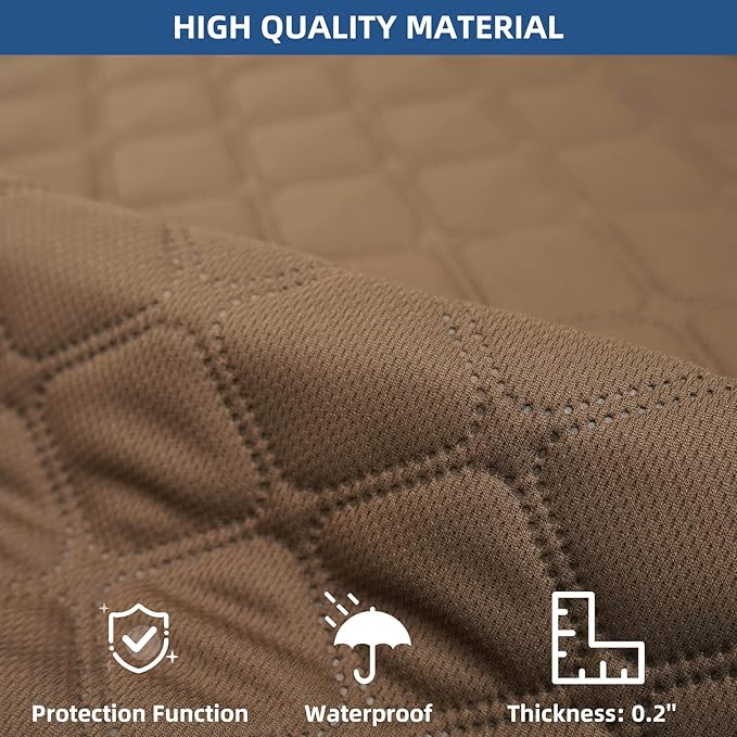 Eismodra Waterproof Recliner Chair Covers - Image 3