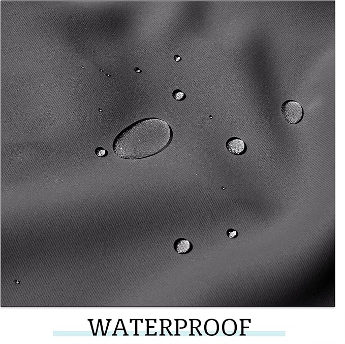 RYB HOME Outdoor Curtains for Patio Waterproof Tab Top Block Sunlight Thermal - Image 5