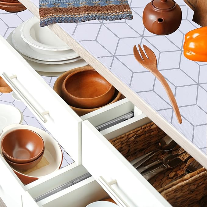 Shelf Liners for Kitchen Cabinet 24 Inch Wide X 20 Ft Non Adhesive Cabinet - Image 7