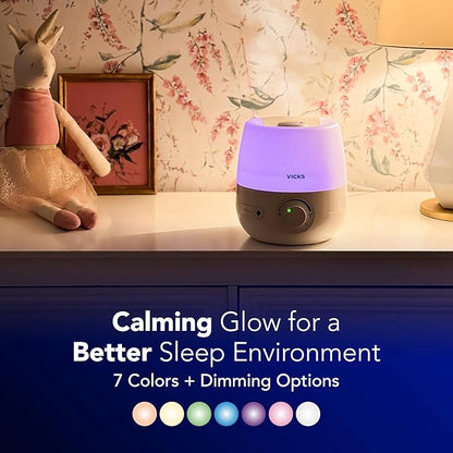Vicks NaturalCare Cool Mist Ultrasonic Humidifier, Small Room Humidifier - Image 5