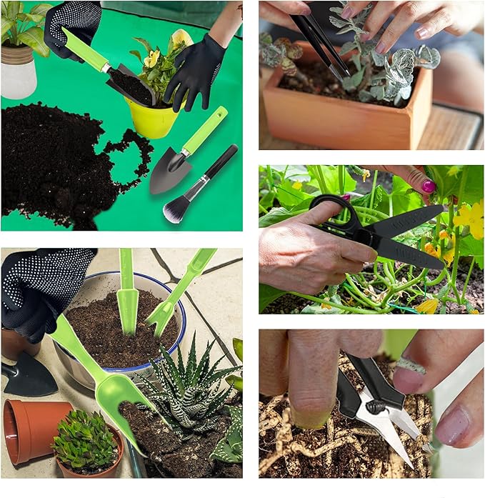 WNJ Plant Repotting Mat for Garden, Foldable Indoor Plant Mat, Portable Mini - Image 6