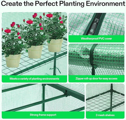 VIVOSUN 57 x 29 x 77-Inch Mini Walk-in Greenhouse - Image 5