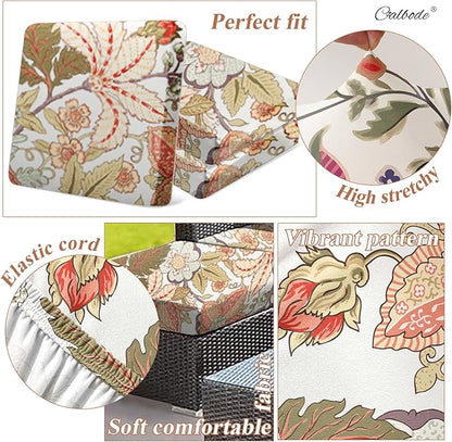 8Pcs High Elastic Digitally Printed Sofa Seat Cushion Cover, Soft & Comfortable - Image 4