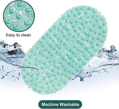 WELTRXE Pebbles Bathtub and Shower Mat Non Slip, Oval Bath Mats - Image 6