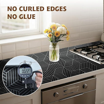 Shelf Liners for Kitchen Cabinets 12in x 20FT, Non Adhesive Cabinet Liner - Image 8