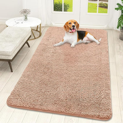 OLANLY Dog Door Mat for Muddy Paws 59x32, Absorbs Moisture and Dirt, Absorbent by OLANLY