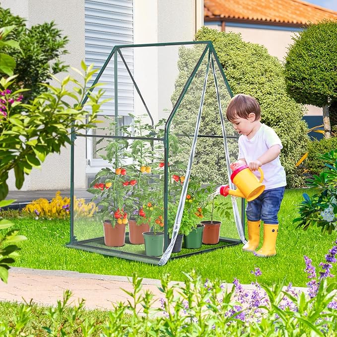 Mini Greenhouse for Indoor Outdoor: Ohuhu Portable Green House - Image 5