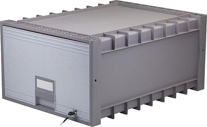 Storex 24-Inch Archive Locking Storage Box - Image 5