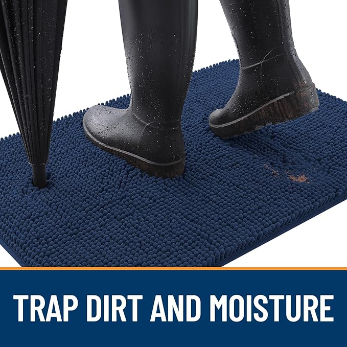 OLANLY Dog Door Mat for Muddy Paws 45x27, Absorbs Moisture and Dirt, Absorbent - Image 2