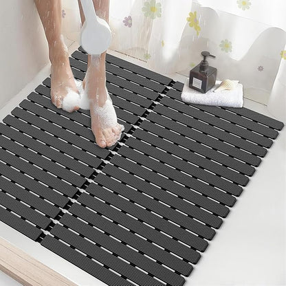 ​Shower Mat Non-Slip Bath Mat for Tub and Shower Stall, 200+ Suction Cups by BYTANA