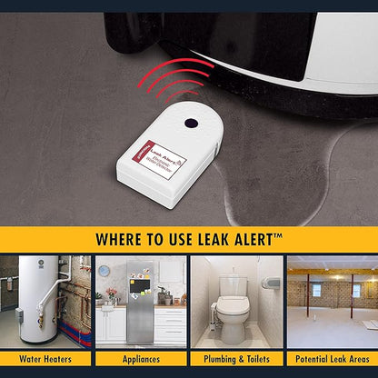 Zircon Leak Alert Water Leak Detector & Flood Sensor Alarm/Water Leak Sensor - Image 4