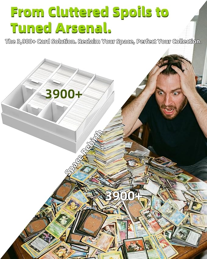 Standard Card Storage Box with Baffle and Trading Card Dividers, Trading Card - Image 5