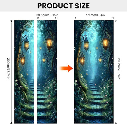 3D Door Stickers, Peel and Stick Vinyl Wallpaper ，Self-Adhesive Mural - Image 3