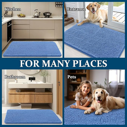 OLANLY Dog Door Mat for Muddy Paws 47x20, Absorbs Moisture and Dirt, Absorbent - Image 8