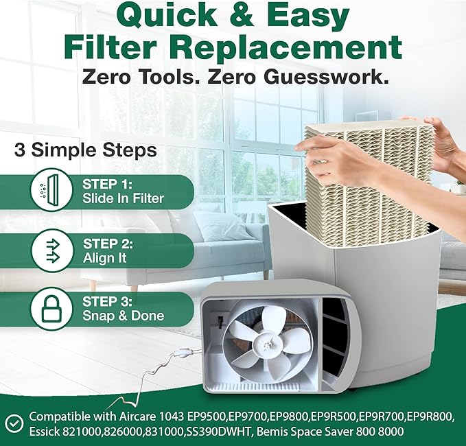 1 Replacement Humidifier Paper Wick Filter Compatible - Image 5