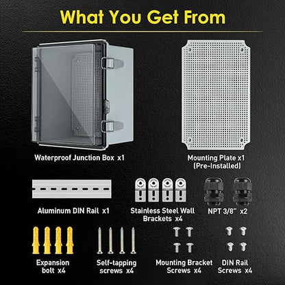 Waterproof Electrical Junction Box, IP67 ABS Plastic Junction Box Enclosure - Image 5