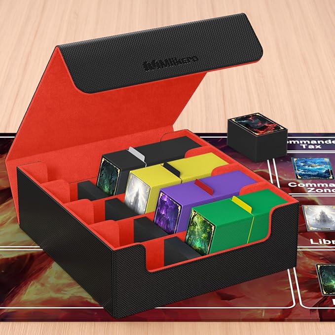 Mlikero Card Deck Case, 2400+ Trading Card Storage Box - Image 7