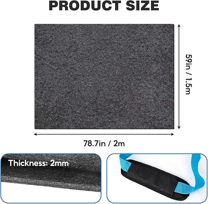 Camping Tent Carpet Mat 6.5x5 Ft Waterproof Rug Liner - Image 3