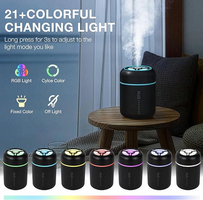 Portable Mini Humidifier, 300ml USB Cool Mist Small Humidifier - Image 4