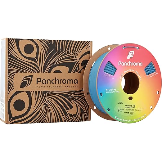 Panchroma PLA Stone Blue 3D Printer Filament, 1kg Spool, High Speed Printing - Image 8
