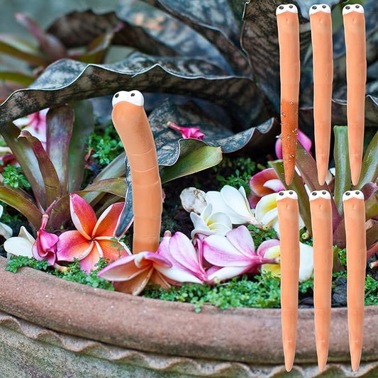 6 Pcs Water Sensor Ceramic Worm The Potting Shed Worm Water Sensor Plant by Relaxweex