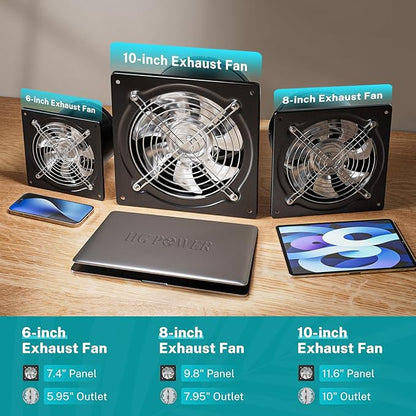 HG Power 10 Inch Metal Exhaust Fan - Image 5
