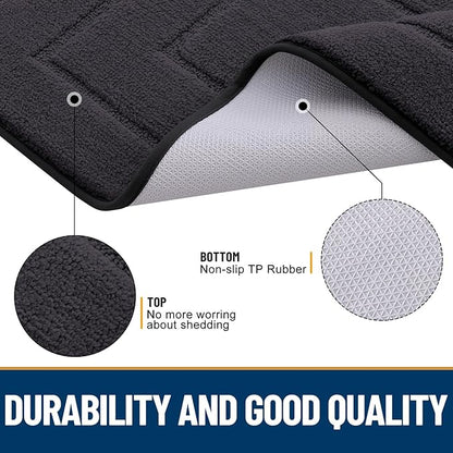 Smiry Dog Door Mat for Muddy Paws, Absorbs Moisture and Dirt, Low-Profile - Image 3