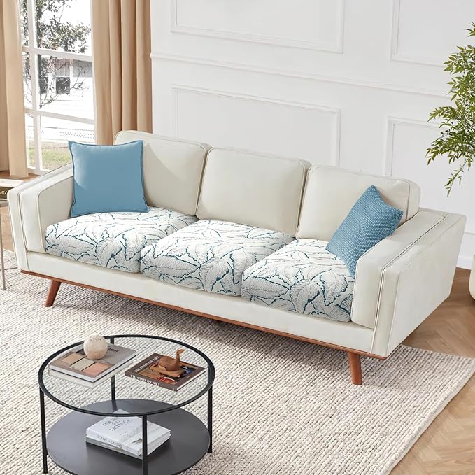 Fuloon Seat Cushion Covers, Stretch Couch Slipcovers Sofa Cushion Protective - Image 5