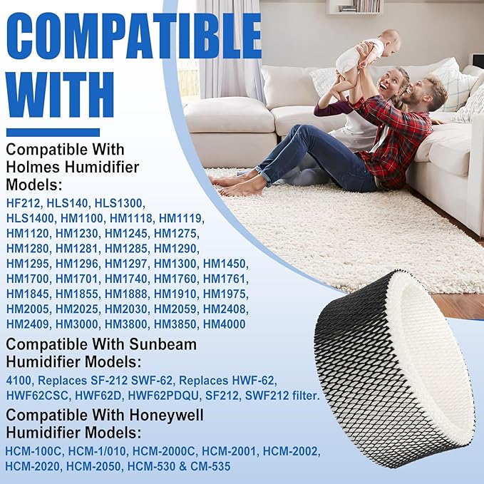Podoy HWF62 Humidifier Filter Compatible - Image 5