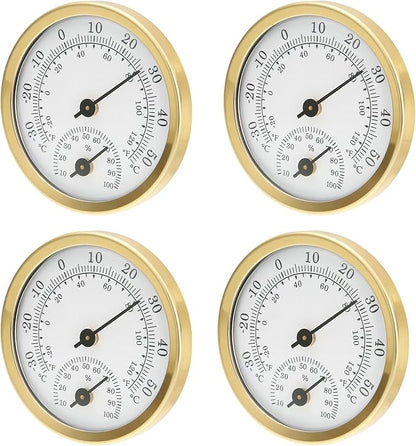 TEAMWILL Mini Analog Thermometer Hygrometer Humidity Meter Room Indoor by Unknown