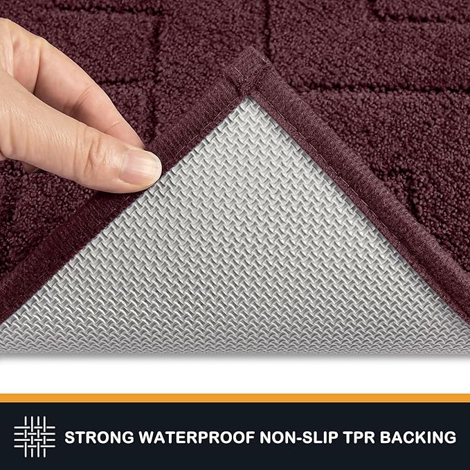 PURRUGS Dirt Trapping Door Mat 24" x 59", Non-Slip Machine Washable Entry Rug - Image 4