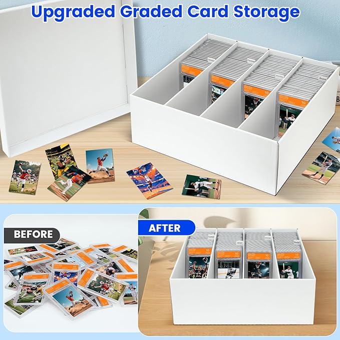 Pulchra 6 Pack Trading Graded Card Storage Box - Image 4