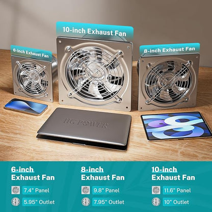 HG Power 6 Inch Exhaust Fan: Kitchen Exhaust Fans - Image 2
