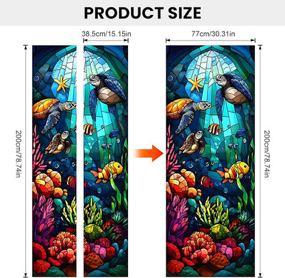 3D Door Stickers, Peel and Stick Vinyl Wallpaper, Self-Adhesive Mural Door Cover - Image 3
