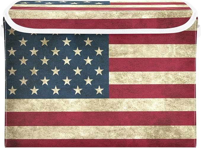 xigua American Flag Storage Bins by LLCxigua
