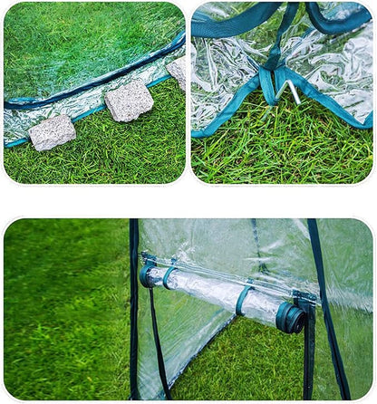 porayhut Pop Up Greenhouse Cover Flower House Mini Gardening Plant Flower - Image 2
