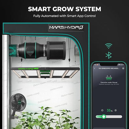 Mars Hydro 4x4 Smart Grow Tent Kit Complete System - Image 2
