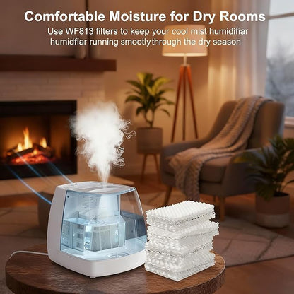 WF813 Humidifier Filter Replacement, High-Density Wick Filters Compatible - Image 9