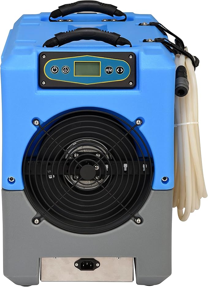 BlueDri 150PPD Low Grain Refrigerant Compact Portable Commercial Dehumidifier - Image 2