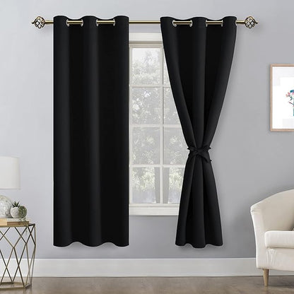 Hiasan Blackout Curtains for Bedroom and Living Room, Light Blocking, Noise - Image 2