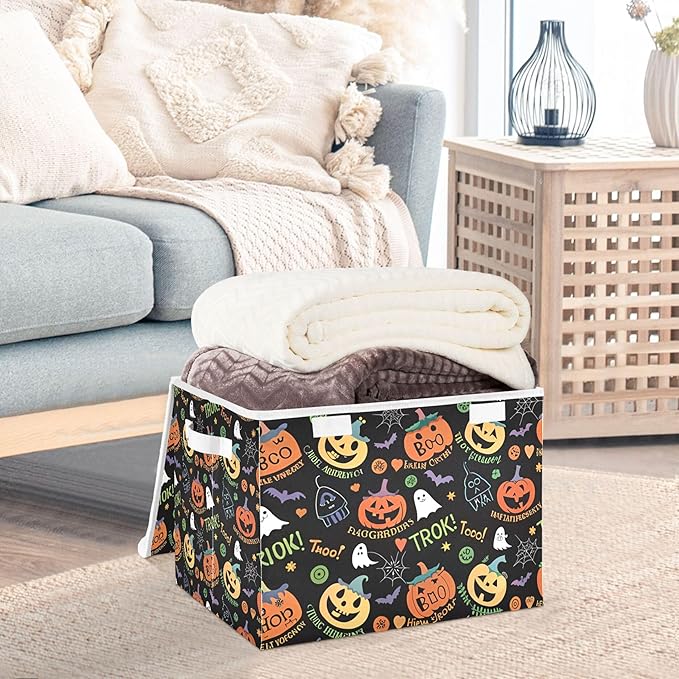 xigua Halloween Ghost Pumpkin Ghosts Storage Bins - Image 5