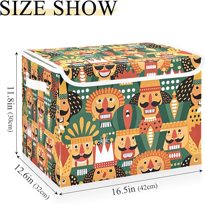 xigua Nutcracker Christmas Storage Bins - Image 3