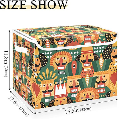 xigua Nutcracker Christmas Storage Bins - Image 3