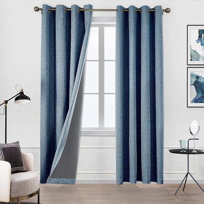 CUCRAF Full Blackout Curtains Energy Efficient - Image 2