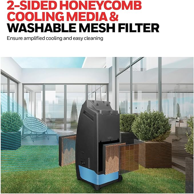 Honeywell Outdoor-Safe Portable Evaporative Swamp Cooler & Fan - Image 8