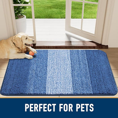 Smiry Dog Door Mat for Muddy Paws, Absorbs Moisture and Dirt, Low-Profile - Image 7