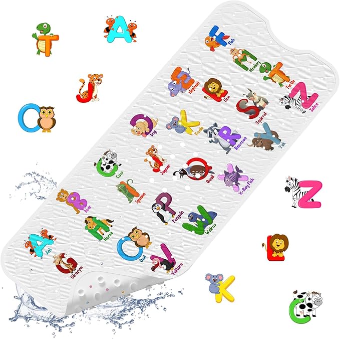 XIYUNTE Baby Bath Mat for Tub Non Slip Kids Bath Mat by XIYUNTE