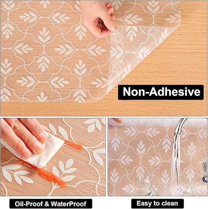 Cooyes Shelf Drawer and Cabinet Liner, Washable Oil-Proof Leaf Shelf Liners - Image 6