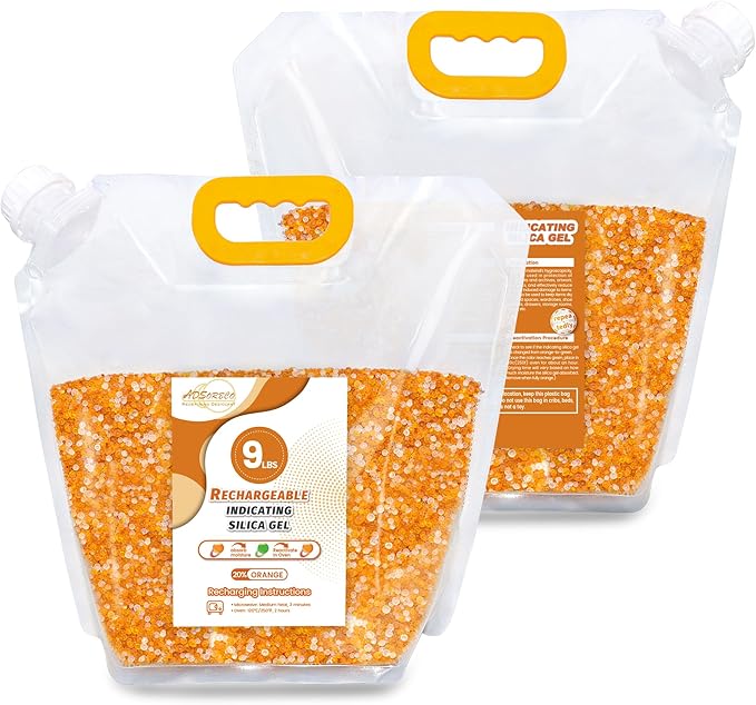 Silica Gel Desiccant Beads – Reusable Desiccant Bulk 3mm Beads by SorbcoPackagingLLC